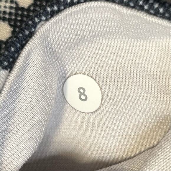 Lululemon Wunder Under Crop II Luon Dottie Dream Rose Neutral Blush Black Size 8 - Picture 11 of 15